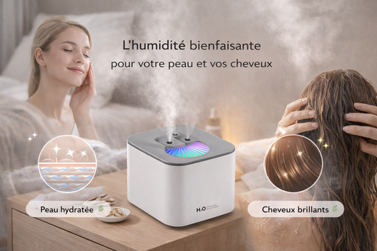 Bienfaits de l'humidité sur la peau et les cheveux