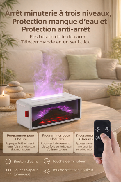 Humidificateur Ultrasonique AeraZen Flamora