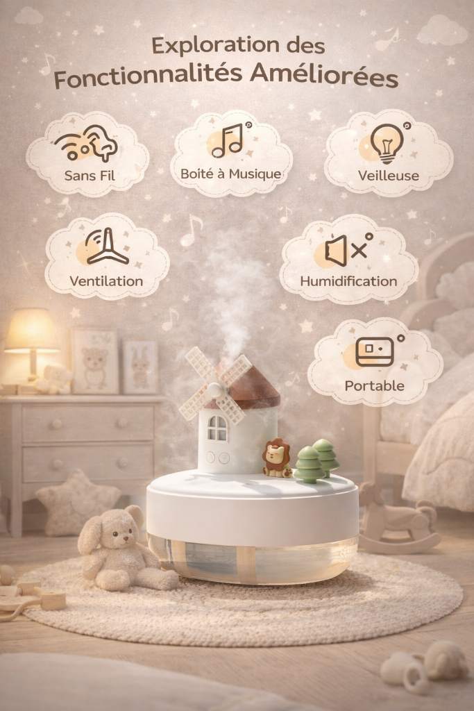 Humidificateur Ultrasonique AeraZen LullaMist