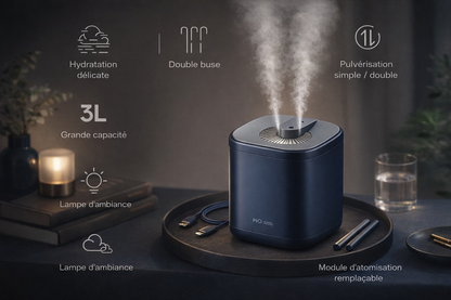 Humidificateur Ultrasonique AeraZen Mistora 3L